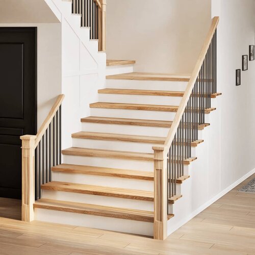 vidaXL Podloge za stopnice 12 kosov 110x30x2 cm trdna hrastovina Cene