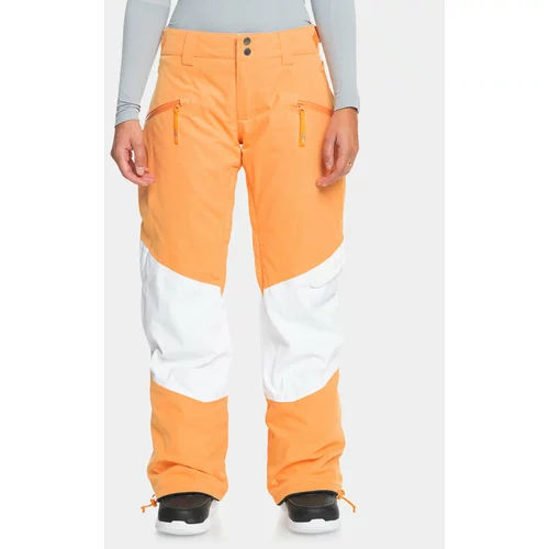 Roxy Smučarske hlače Ckwoodrose Pt Snpt ERJTP03260 Oranžna Regular Fit