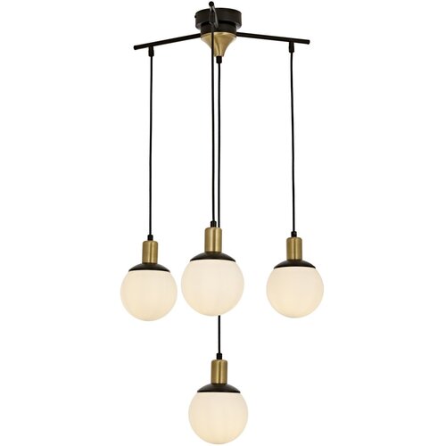 Opviq Av-1838-4Bsy blackgold chandelier Cene