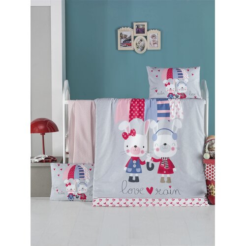 Lessentiel Maison Baby posteljina Loverain, 100x150cm, bijela Cijene