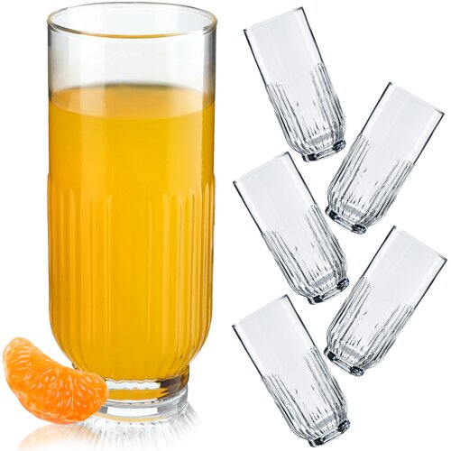 KADAX Kozarci za pijačo, sokove, visoki komplet 6 kozarcev, 395 ml, (5000351632) Cene