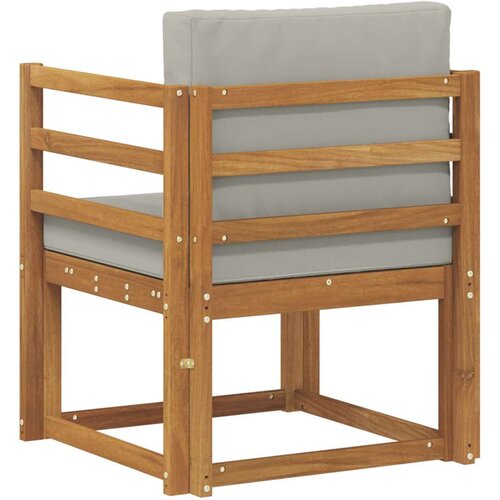  Set vanjskih sofa Čvrsto drvo akacije i poliester Slike