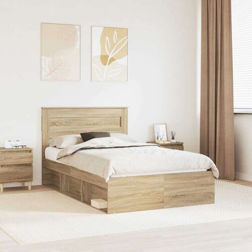  Konstrukcija postelje Sonoma 120 x 200 cm Masivno borovo les, (5000104402) Cene