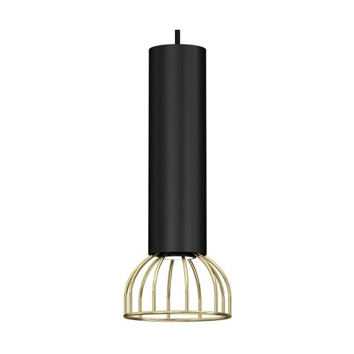  Luster na sajli DANTE 1xGU10/25W/230V crna/zlatna Slike