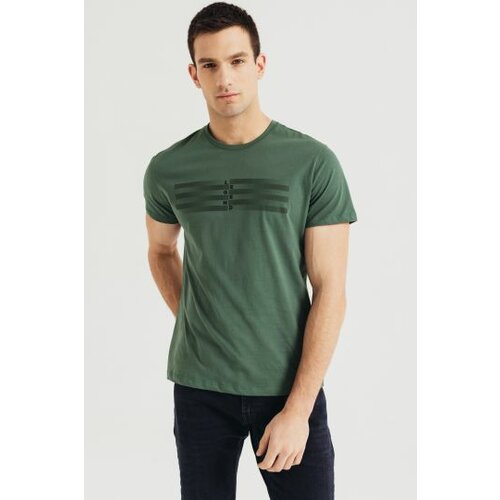 Legendww muška pamučna majica u zelenoj boji 6489-9368-33 Slike
