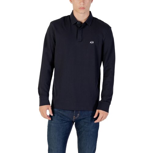 EAX Polo majice dolgi rokavi XM001288 AF17321 Modra Slike