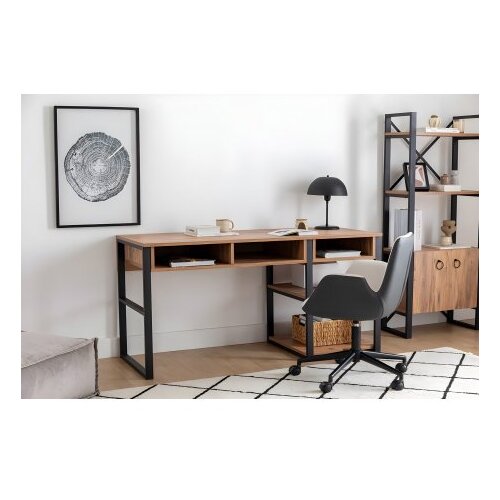 Hanah home emro walnutblack study desk Cene