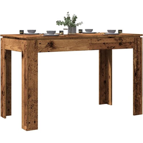 vidaXL Jedilna miza Old Wood 120x60x76 cm Inženirski les Cene