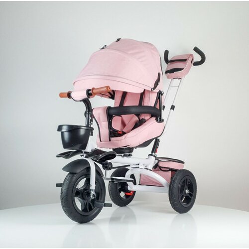 Tricikl happybike 420 jeans tricikl sa rotirajućim sedištem - pink 600412 Slike