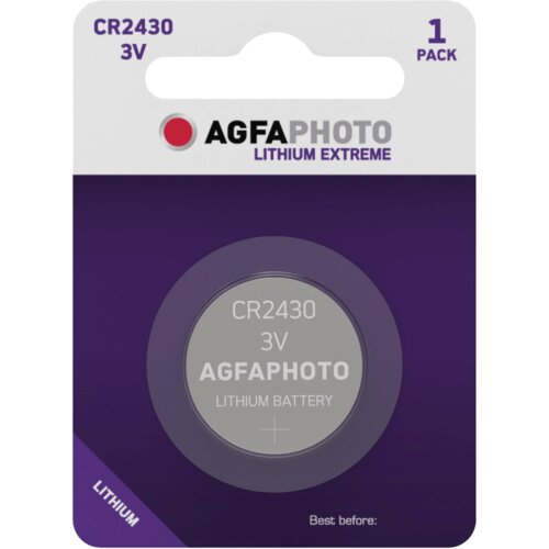 Agfaphoto Baterija litijska CR2430 B1, 3V, 1 Komad Slike