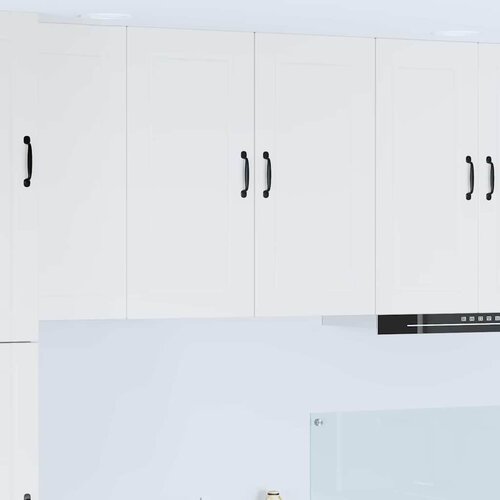 VidaXL Zidni kuhinjski ormarić s policom Zidne Bijelo 80 x 31 x 80 cm Slike