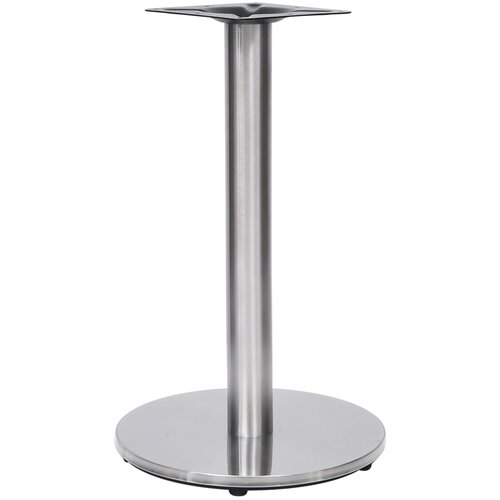 vidaXL noga za bistro mizo srebrna Ø45x72 cm nerjaveče jeklo Cene