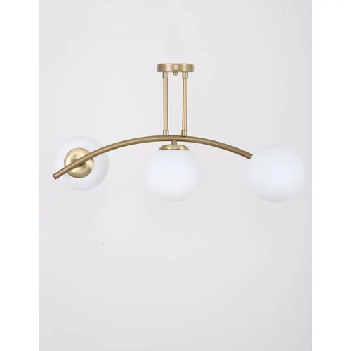 Squid Lighting Bijela/u zlatnoj boji stropna svjetiljka sa staklenim sjenilom ø 15 cm Yay –