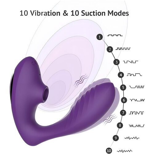 Tracy&amp;#039;s Dog Clitoral Sucking Vibrator OG Pro 2 - Purple Slike