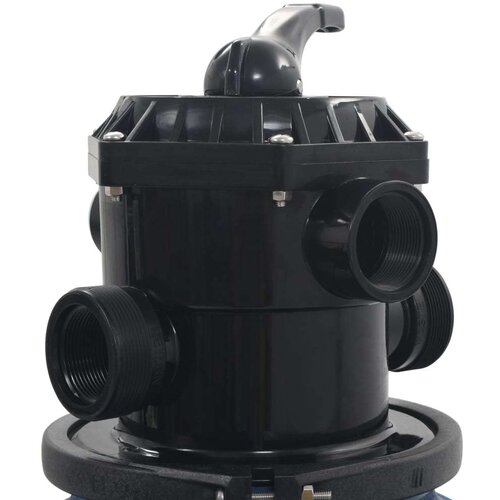  Bazenski pe&amp;scaron;čeni filter s 6-pozicijskim ventilom moder 560 mm, (20991268) Slike