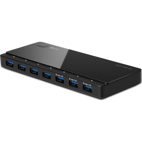 Tp-link UH700 vmesnik razdelilnika USB 3.2 Gen 1 (3.1 Gen 1) Micro-B 5000 Mbit/s Črna Cene