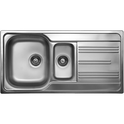 Sink Solution inox enojno in pol pomivalno korito A LINE 980 x 500 mm - (7010013) Cene