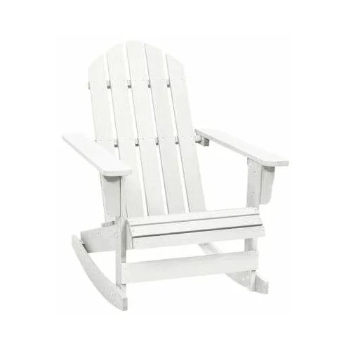  stolica za ljuljanje drvena bijela
