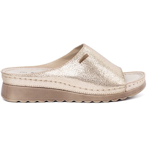 GOODIN Women's gold platform flip-flops Cene