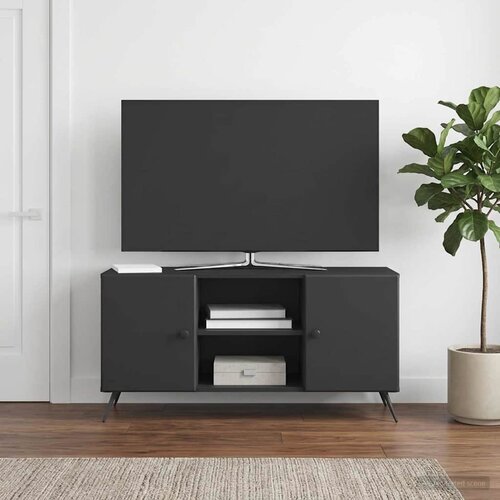 TV ormar 102 x 34,5 x 50 cm Crna Konstruirano drvo Slike