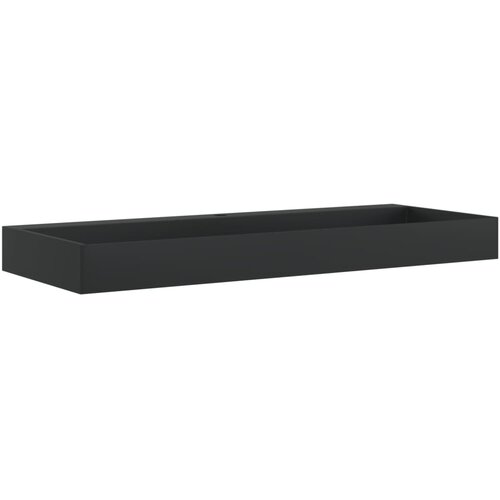 Maison Chic Umivalnik - Kopalna umivalnik - Lavabo 120x46x11 cm liti mineral/ liti marmor mat črna, (21684548) Cene