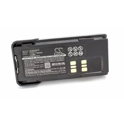 VHBW Baterija za Motorola XIR P6600 / XIR P6620, 1800 mAh