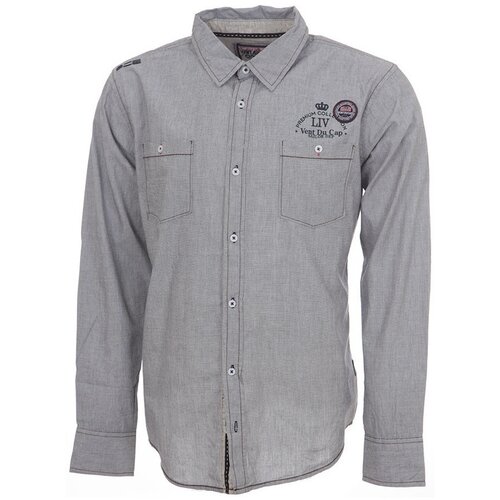 Vent Du Cap Srajce z dolgimi rokavi Chemise manches longues gar&ccedil;on ECLOUDS Siva Cene