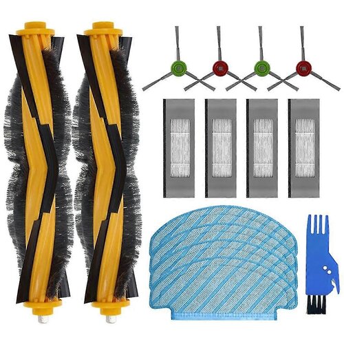 INORCO zdruljiv DEBOT OZMO T8+ / T8 / T8 Max / N8 Plus / N8 Pro Roller Stranska krtaa Filter Mop Vreka za prah Del Acce+nfr, (21981787) Slike