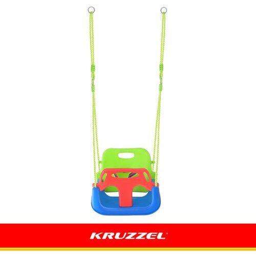 Kruzzel 3-u-1 zeleno-plava dječja ljuljačka Slike