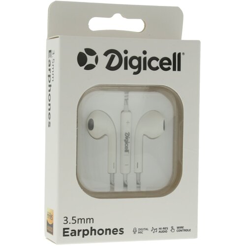  Digicell Earphones with 3.5m white Cijene