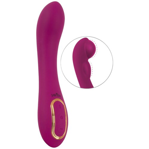 Javida - 2-točkovni vibrator s črpalko (vijolična) Cene