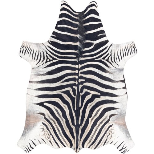 RugsX Preproge Umetna kravja koža, Zebra G5128-1 Bela-črna kož 100x150 cm Bela Cene