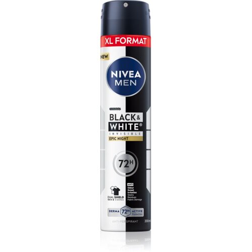 Nivea Men Black&White Epic Night dezodorans u spreju 200 ml Cene