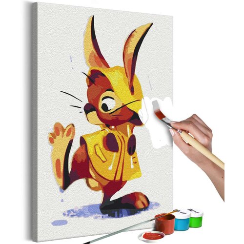  Slika za samostalno slikanje - Bunny in the Rain 40x60 Slike