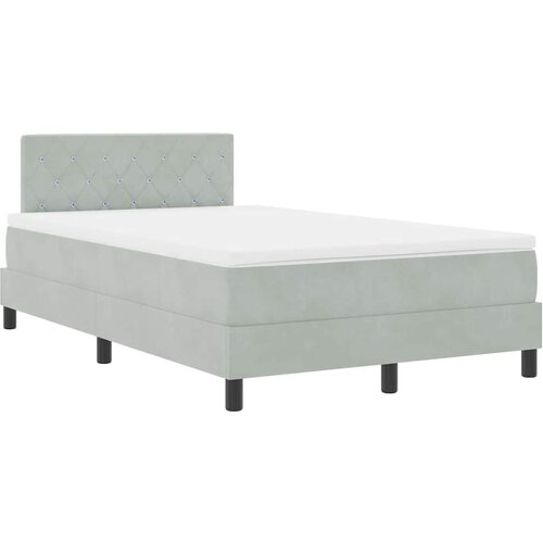  Krevet s opruga kutije Svijetlo siva 120 x 190 cm Bar&amp;scaron;un Slike