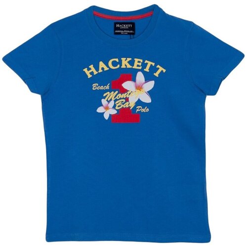 Hackett Majice s kratkimi rokavi HK500152-545 Modra Cene