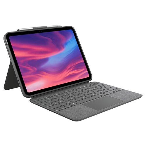 Logitech Combo Touch iPad 10.9 10.Gen QWERTY (ES) - siva Slike