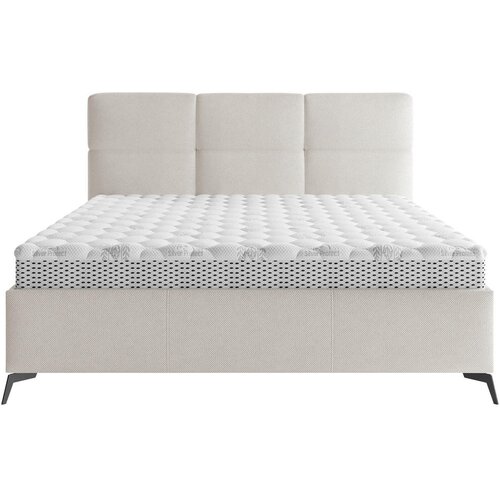 CARRYHOME OBLAZINJENA POSTELJA 160 cm x 200 cm , tekstil krem barve Slike
