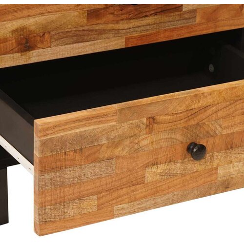  Ormar za krevet Smeđa 58 x 36.5 x 21 cm Čvrsto drvo manga Slike