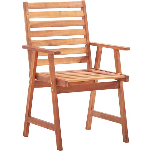 Maison Chic Zunanji Jedilni stoli - Vzorci stoli 4 kosi trden akacijev les A2088, (22030631) Cene