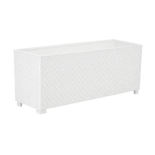 PLASTOFLEX Žardinjera Rattan 60x30x29cm 4015-811 bijela Cijene