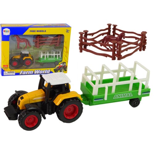 Farm Set Tractor Trailer Horse 1:64 Cijene
