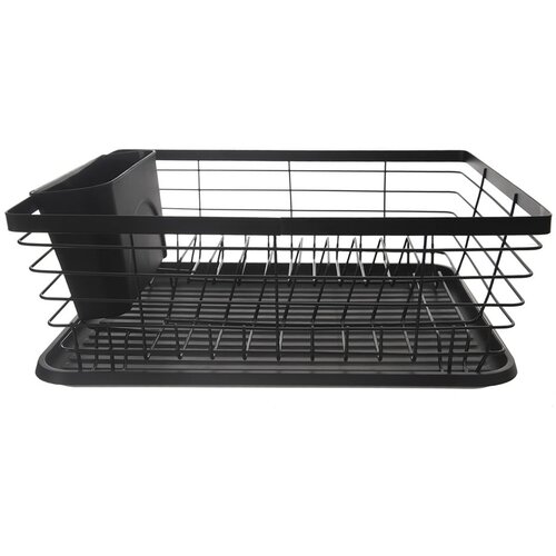 Orion Crni metalni ocjeđivač za posuđe 36x30,5 cm Radka &amp;ndash; Slike