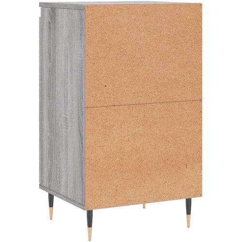  Komoda boja hrasta sonome 40 x 35 x 70 cm od konstruiranog drva Siva Slike