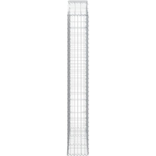  Gabionska ko&amp;scaron;ara s lukom 150x30x200/220 cm pocinčano željezo Slike