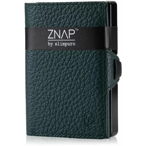 slimpuro ZNAP, tanka denarnica, 12 kartic, predel za kovance, 8 × 1,8 × 6 cm (Š × V × D), RFID zaščita