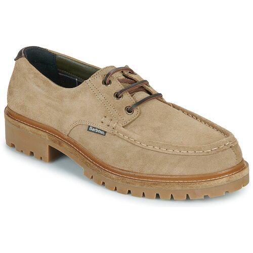Barbour Čevlji Derby PAXTON APRON Bež Slike