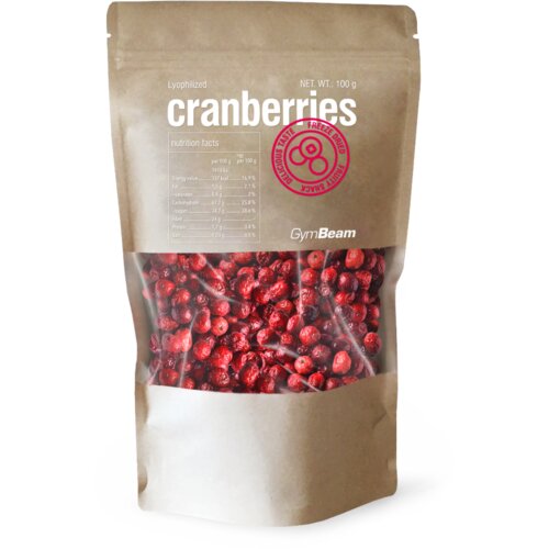 GymBeam Liofilizovane brusnice 100 g Cene