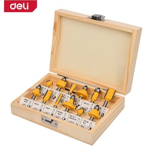  SET GLODALA ZA DRVO 6MM 12KOM DELI EDH-MXD006-EH1 Slike