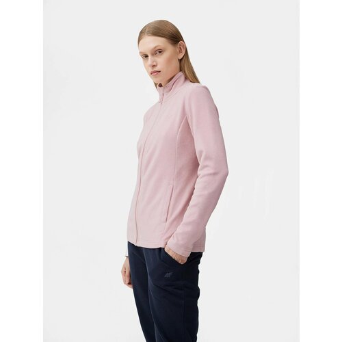 Kesi 4f Pink Fleece with Stand Collar Regular Ladies Slike